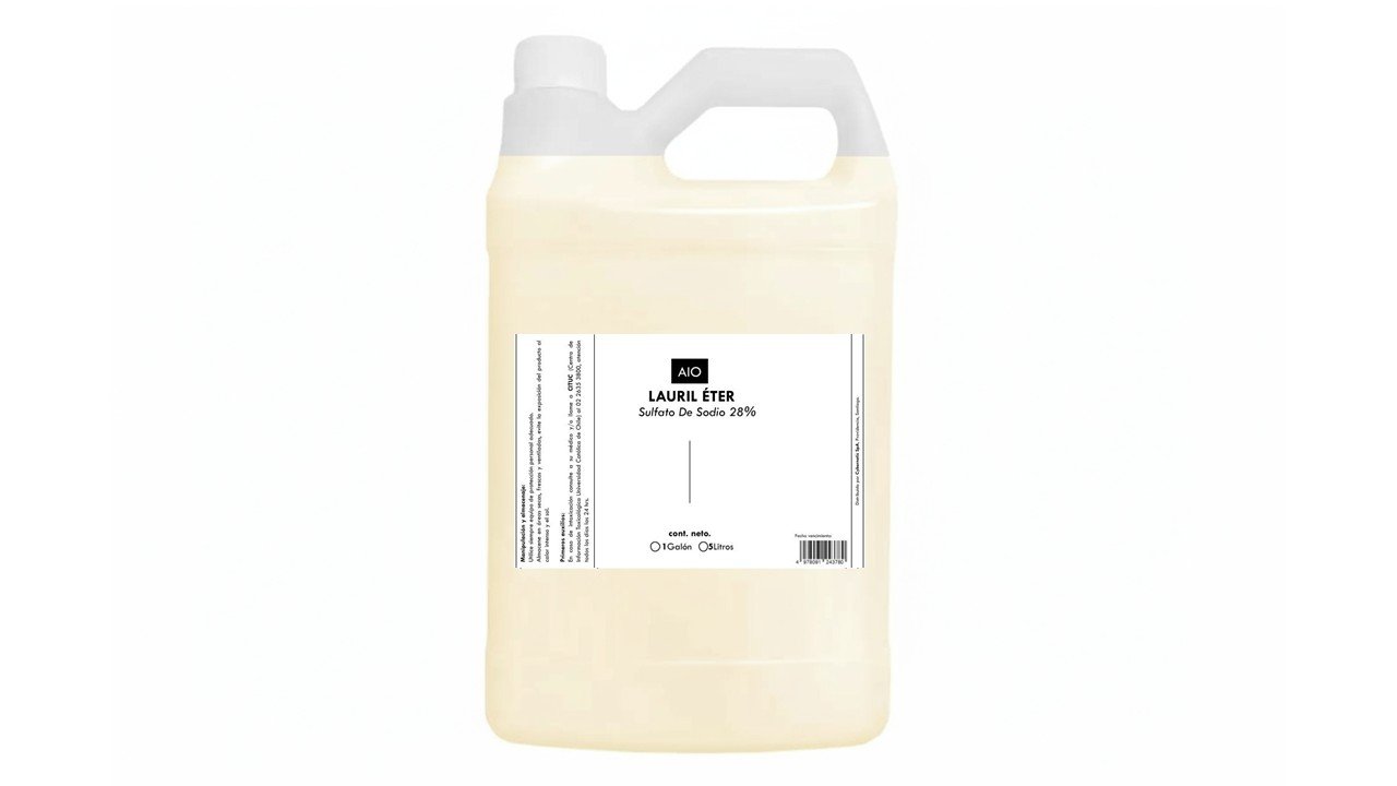 LAURIL ETER 5 LT Lauril Éter Sulfato De Sodio 28% Tensioactivo - Imagen 1