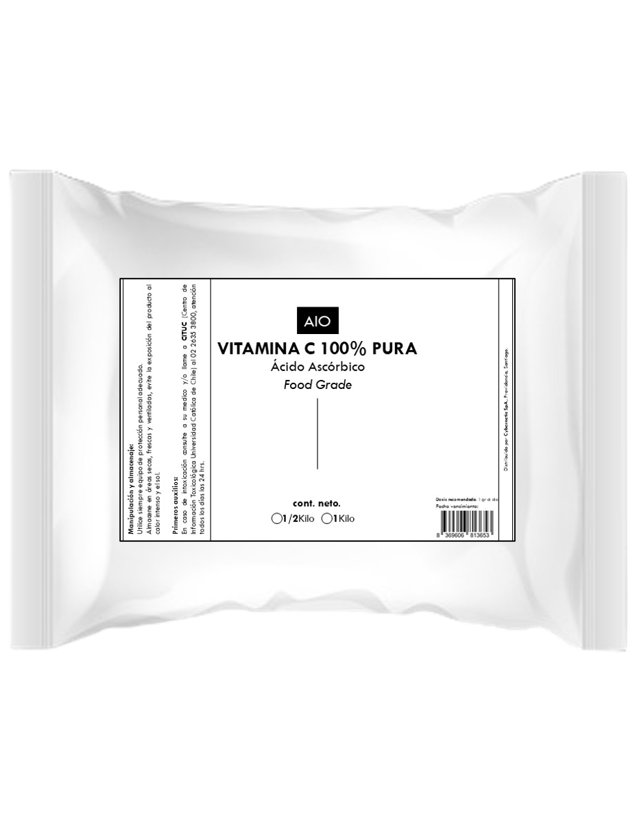 VITAMINA C Vitamina C En Polvo 100% Pura - Imagen 1