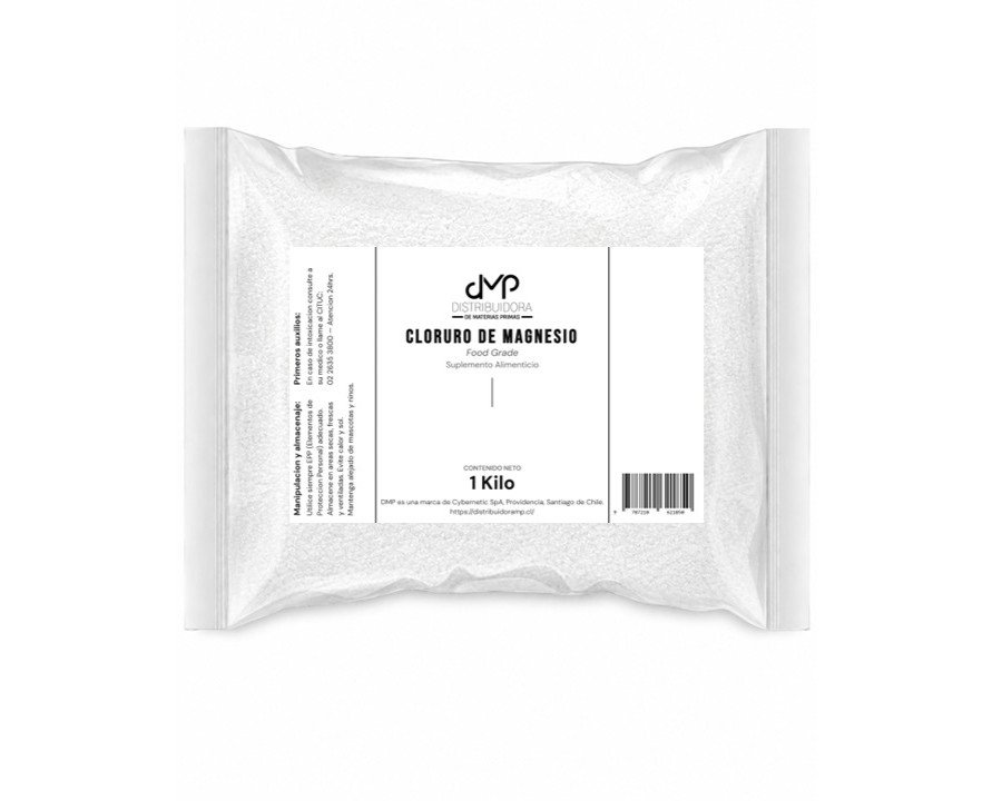 Cloruro de Magnesio en polvo, Dulzura Natural, 125g (120 porciones de 270mg)