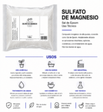 Sulfato De Magnesio O Sal De Epsom Uso Externo - Imagen 2